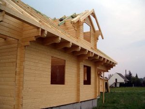 chalet di legno
